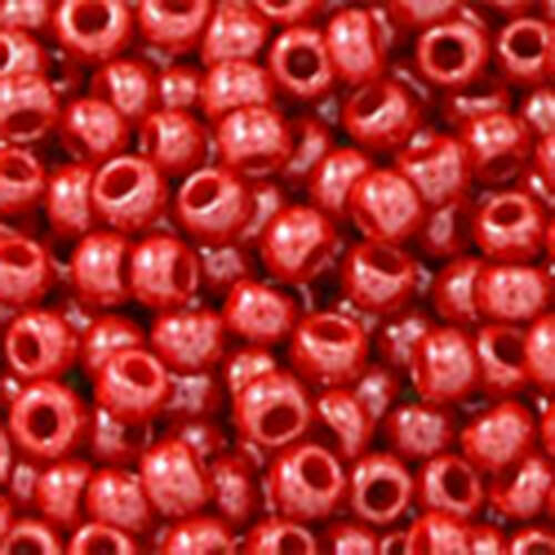 11/0 Round - Opaque-Lustered Cherry - TR-11-125