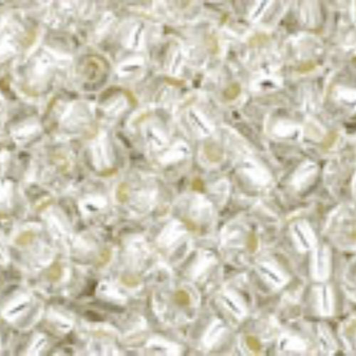 TOHO Silver-Lined Crystal 11/0 Round - TR-11-21 - 13gm Flip Top Container