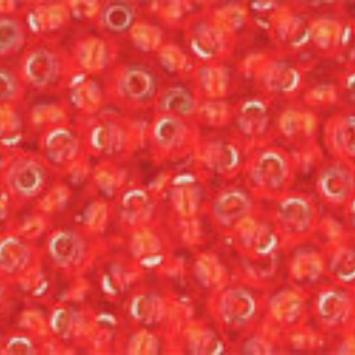 TOHO Silver-Lined Light Siam Ruby 11/0 Round - TR-11-25 - 13gm Flip Top Container