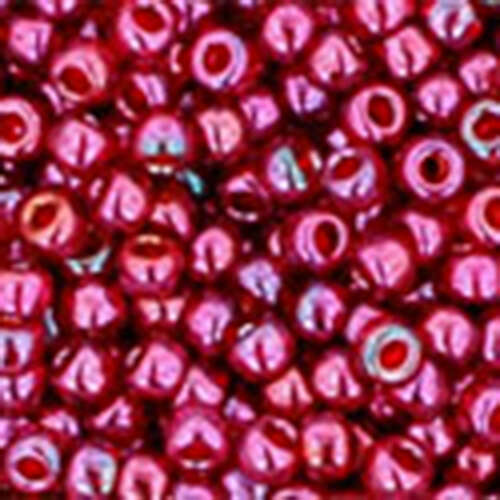 11/0 Round - Gold-Lustered Raspberry - TR-11-332
