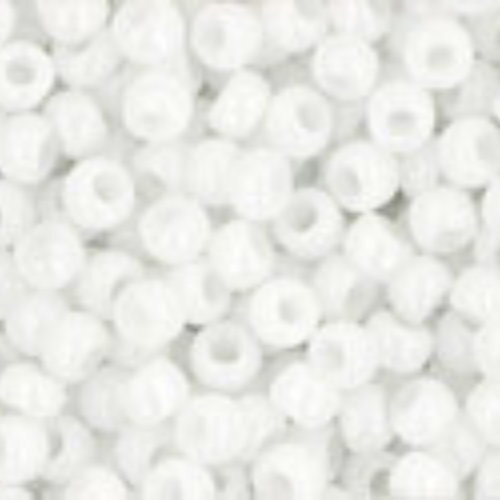 11/0 Round - Opaque White - TR-11-41