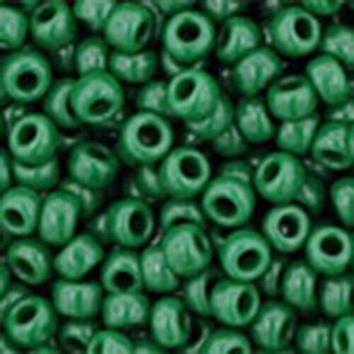 TOHO Opaque Pine Green 11/0 Round - TR-11-47H - 13gm Flip Top Container