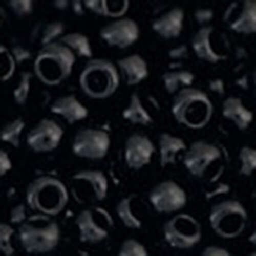 TOHO Opaque Jet 11/0 Round - TR-11-49 - 13gm Flip Top Container