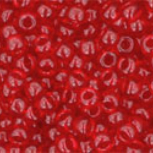TOHO Transparent Ruby 11/0 Round - TR-11-5C - 13gm Flip Top Container