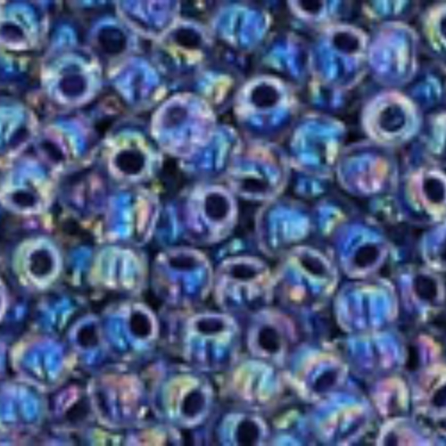 11/0 Round - Inside-Color Rainbow Crystal/Grape-Lined - TR-11-774