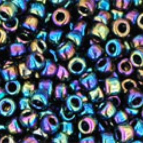 TOHO Metallic Rainbow Iris 11/0 Round - TR-11-86 - 13gm Flip Top Container