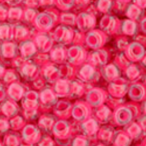 TOHO Luminous Neon Pink 11/0 Round - TR-11-978 - 13gm Flip Top Container