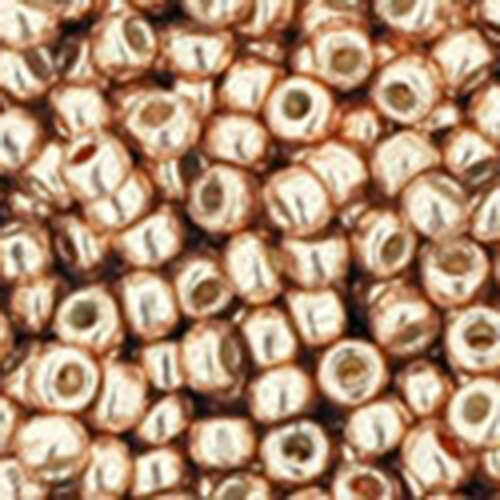 TOHO PermaFinish - Galvanized Rose Gold 11/0 Round - TR-11-PF551