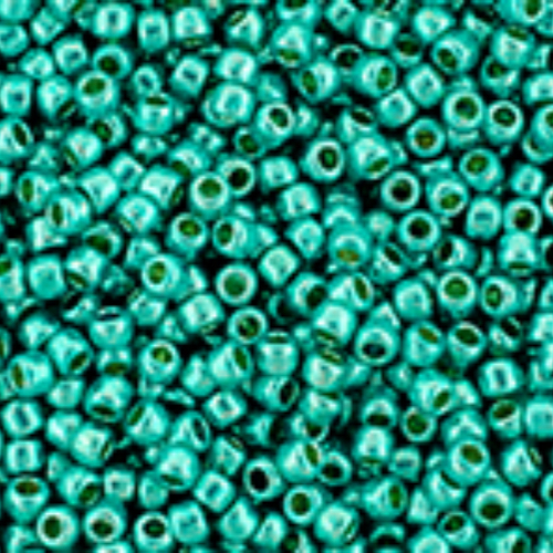 TOHO PermaFinish - Galvanized Teal 11/0 Round - TR-11-PF569