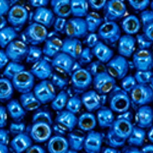 TOHO PermaFinish - Galvanized Ocean Blue 11/0 Round - TR-11-PF585