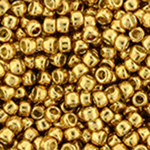 11/0 Round - PermaFinish - Galvanized Old Gold - TR-11-PF591