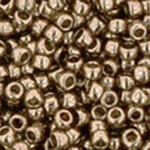 TOHO Gold-Lustered Montana Blue 15/0 Round - TR-15-204