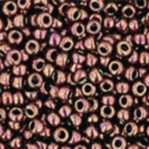 TOHO Dark Bronze 15/0 Round - TR-15-222 - 13gm Flip Top Container