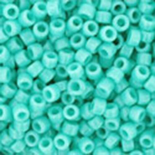 TOHO Opaque Turquoise 15/0 Round - TR-15-55 - 13gm Flip Top Container