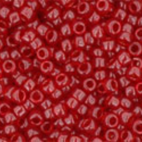 TOHO Transparent Ruby 15/0 Round - TR-15-5C - 13gm Flip Top Container