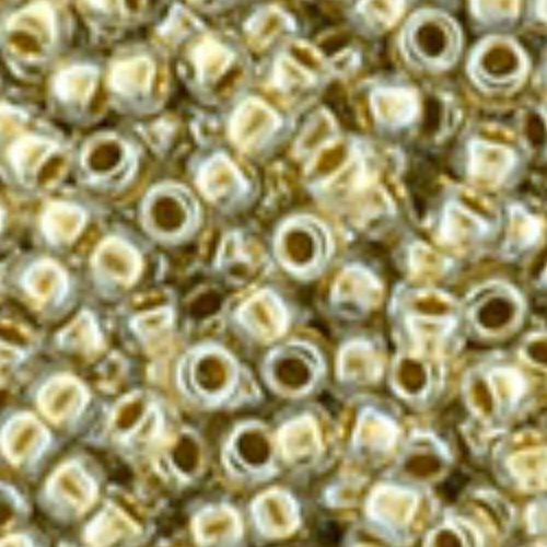 15/0 Round - Gold-Lined Crystal - TR-15-989