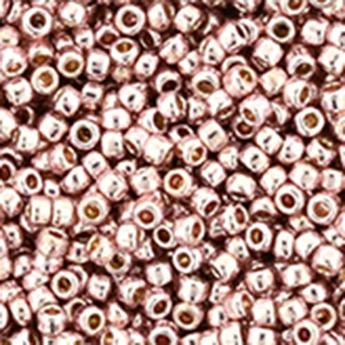 TOHO PermaFinish - Galvanized Sweet Blush 15/0 Round - TR-15-PF552