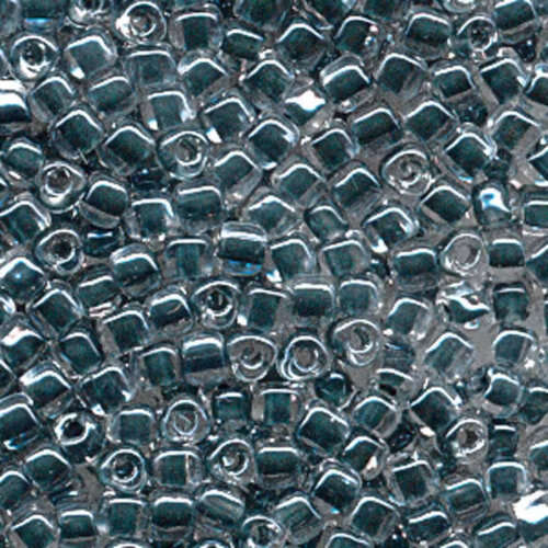 Miyuki 5/0 Triangle Bead - TR5-1127 - Steel Blue Lined Crystal