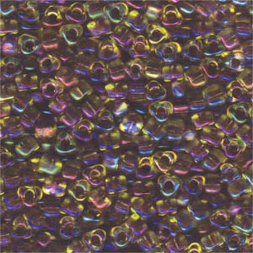 Miyuki 5/0 Triangle Bead - TR5-1839 - Dark Amethyst Lined Topaz