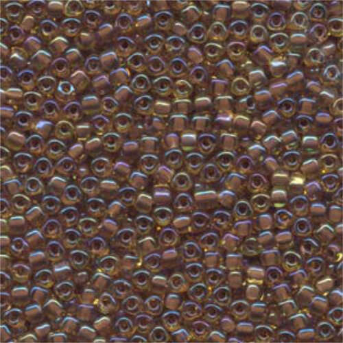 Miyuki 8/0 Triangle Bead - TR8-1162 - Cinnamon Lined Topaz AB