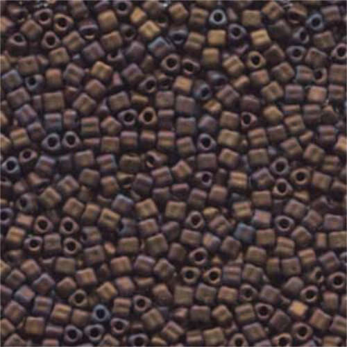 Miyuki 8/0 Triangle Bead - TR8-2005 - Matte Metallic Dark Raspberry