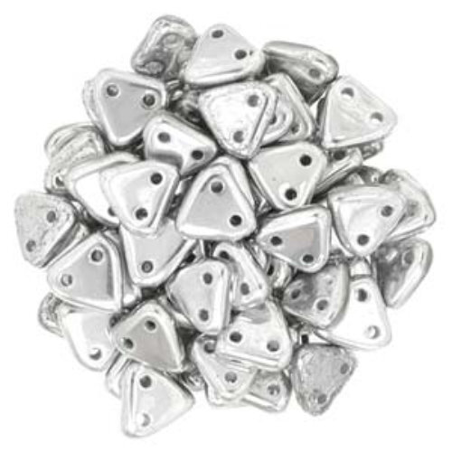 CzechMates 6mm Triangle Beads - 2 Hole - Full Labrador - TRI06-00030-27000