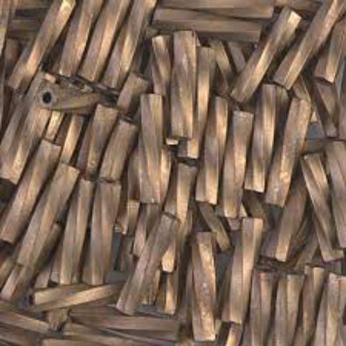 Miyuki 12mm Twisted Bugle Bead - TW2712-1255 - Matte Metallic Dark Bronze