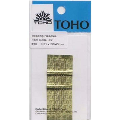 #10 TOHO Beading Needle - 6pc Variety Pack (0.51mm - 2 Lengths)