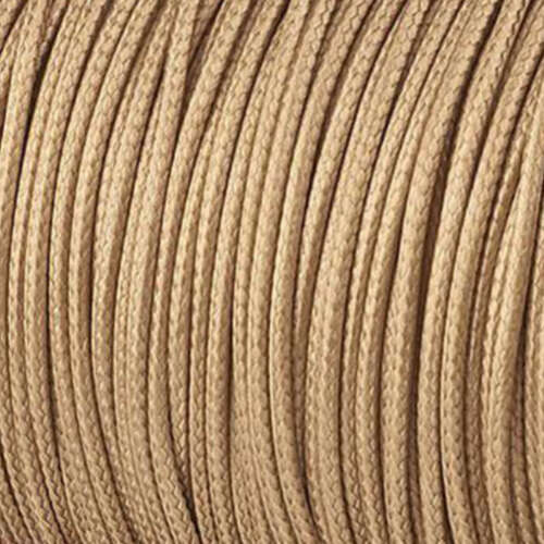 0.5mm Latte Korean Waxed Cotton Cord