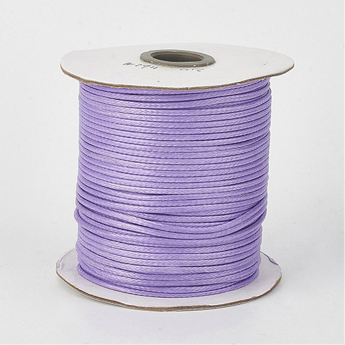 0.5mm Lilac Korean Waxed Cotton Cord