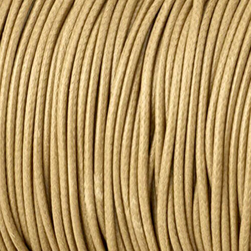 1mm Caramel Korean Waxed Cotton Cord