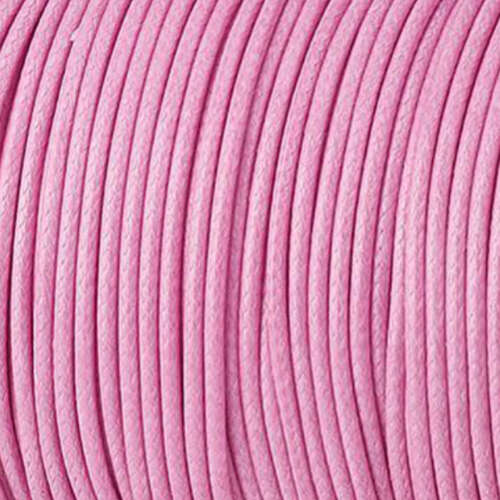 1mm Light Pink Korean Waxed Cotton Cord
