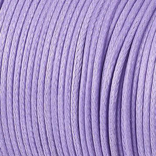 1mm Lilac Korean Waxed Cotton Cord