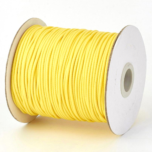 1mm Yellow Korean Waxed Cotton Cord